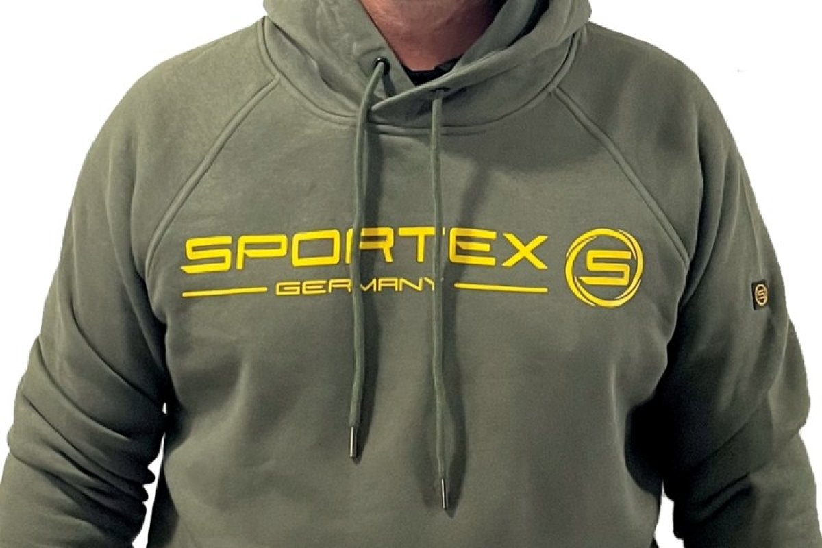 Sportex rybářská mikina s kapucí zelená vel.S