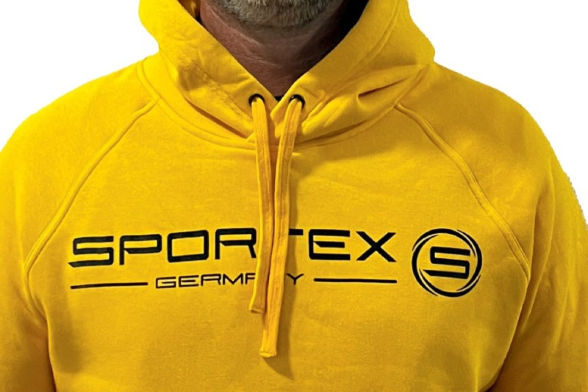 Sportex rybářská mikina s kapucí žlutá vel.XL