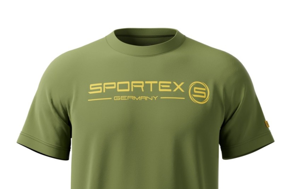 Sportex rybářské tričko T-Shirt zelené s logem vel.M
