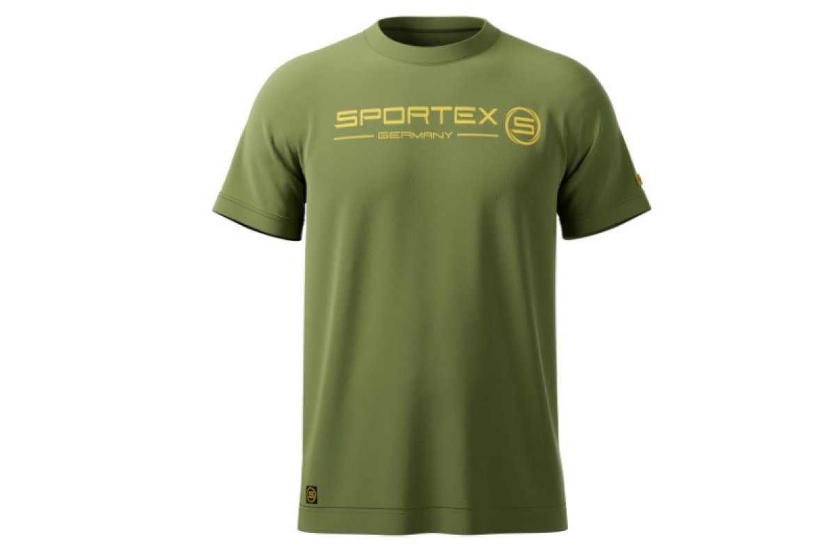 Sportex rybářské tričko T-Shirt zelené s logem vel.XXL