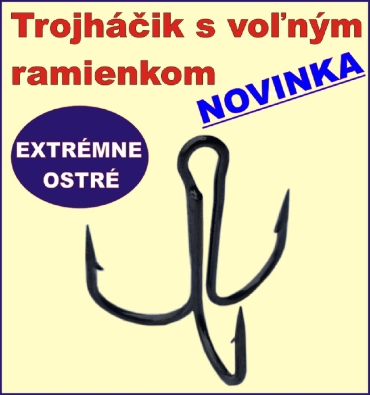 SPORTS Open Shank Treble Hooks-s volným ram. č.2