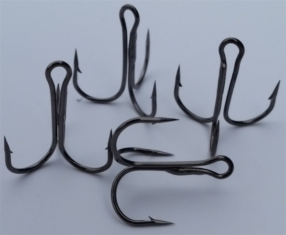 SPORTS Open Shank Treble Hooks-s volným ram. č.2