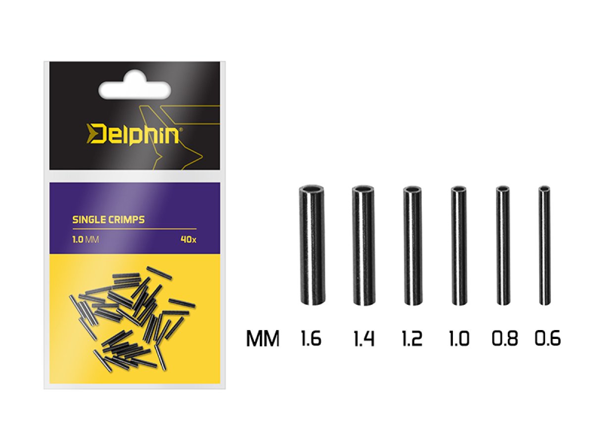 Delphin Single CRIMPS /40ks 6