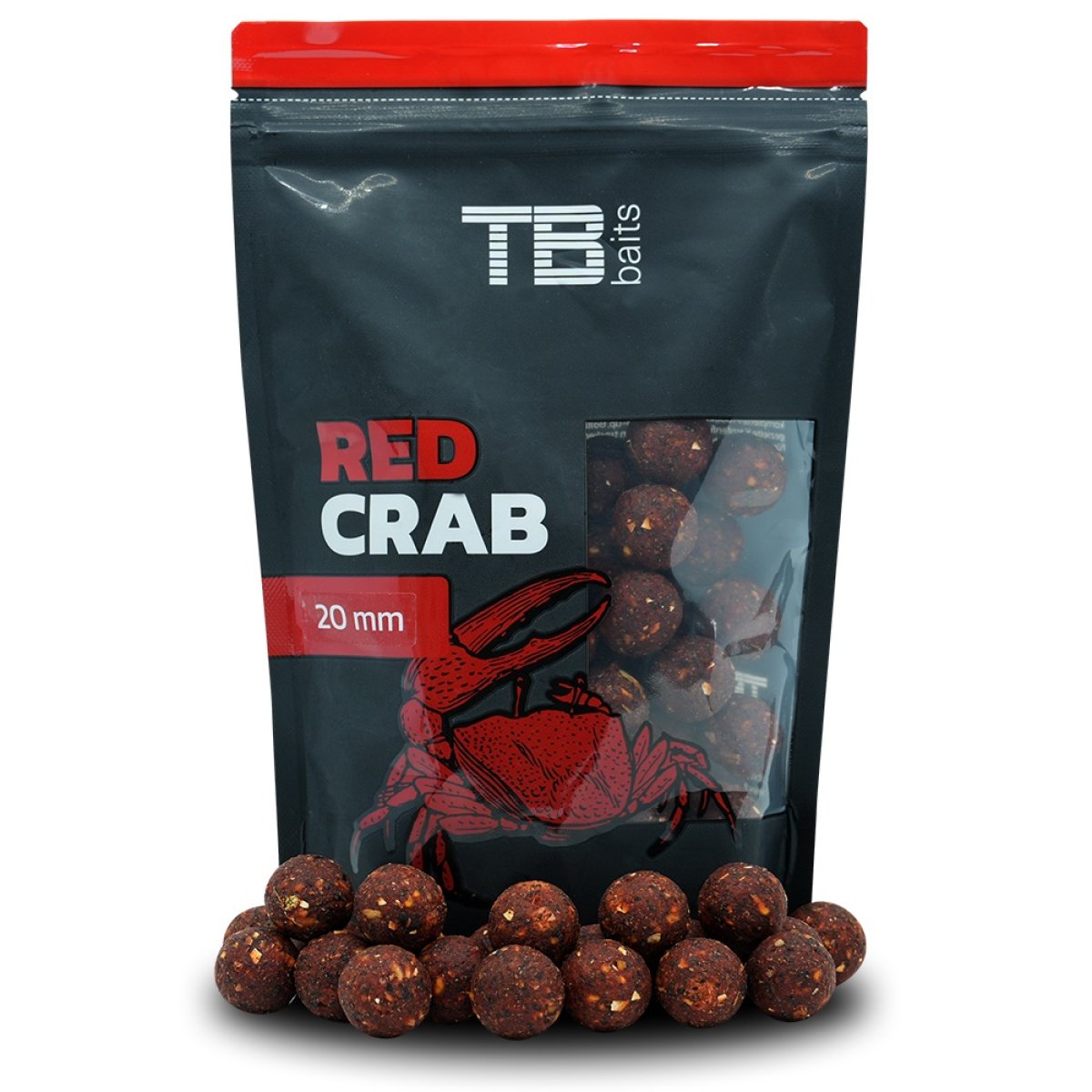 TB Baits Boilie Red Crab - 250 g 20 mm