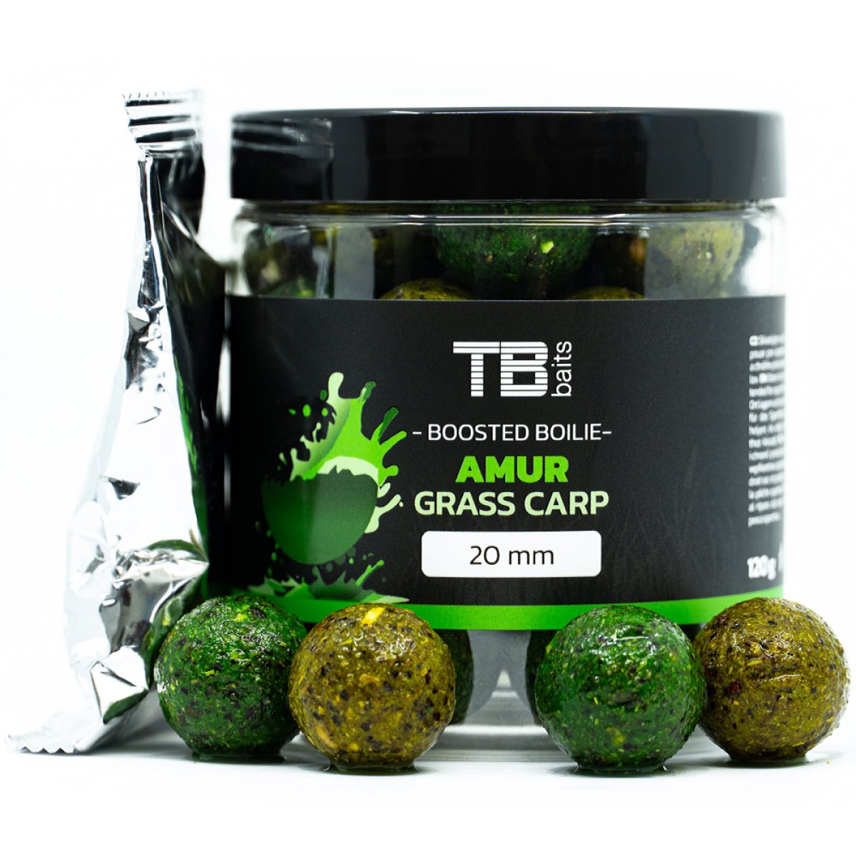 TB Baits Boosterované Boilie Amur 120 g 20 mm