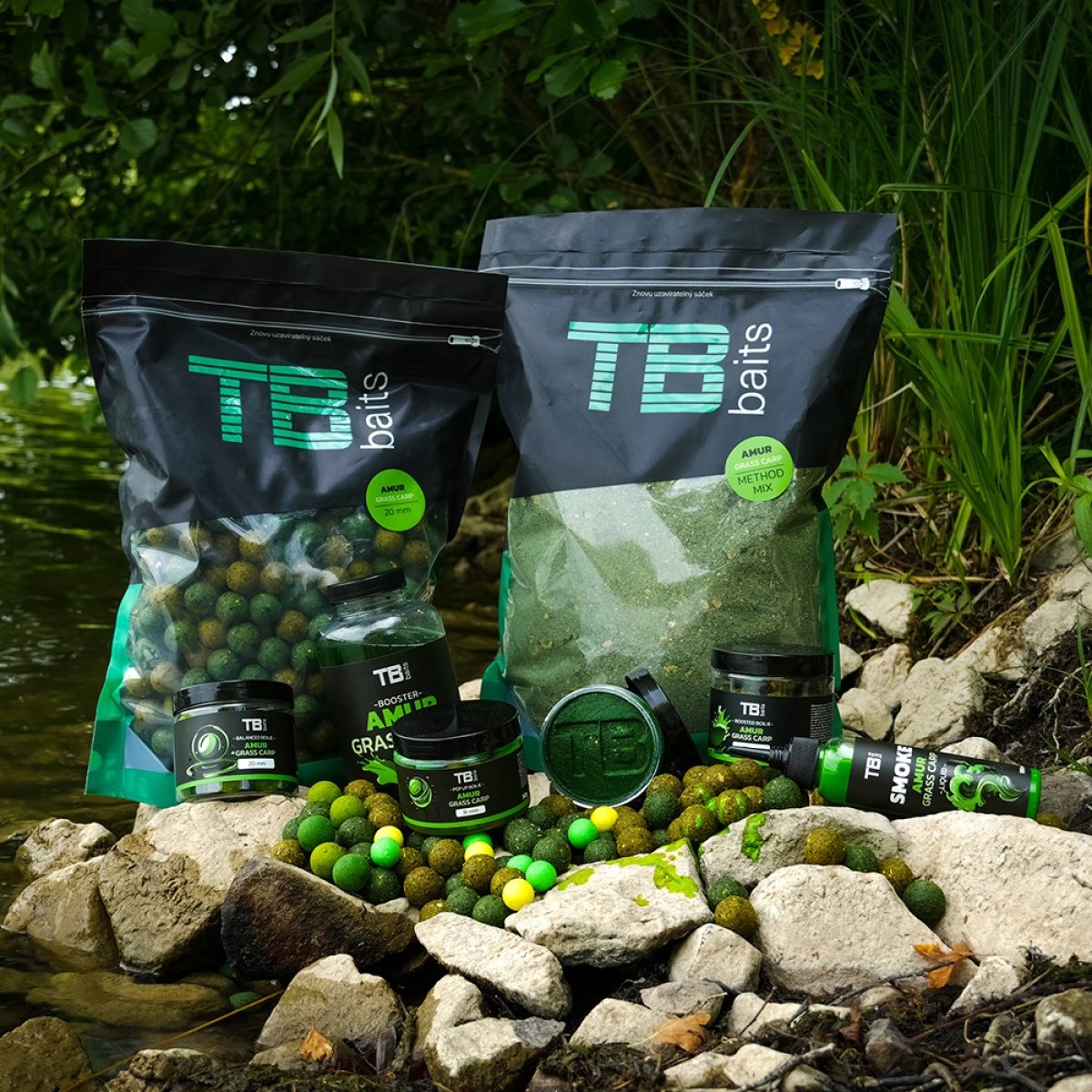 TB Baits Plovoucí boilie Pop-Up Amur + NHDC 50 g 16 mm