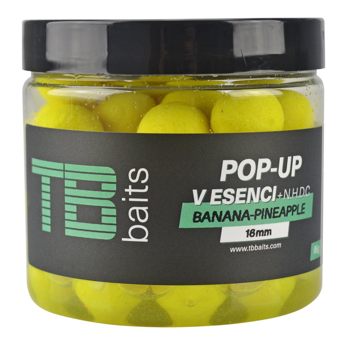 TB Baits Plovoucí Boilie Pop-Up Yellow Banana Pineapple + NHDC 65 g - 16 mm