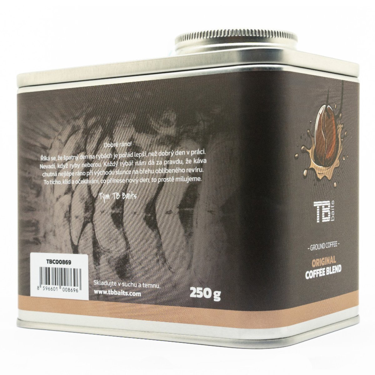 TB Baits Rybářská Mletá Káva Limitovaná Edice 250 g