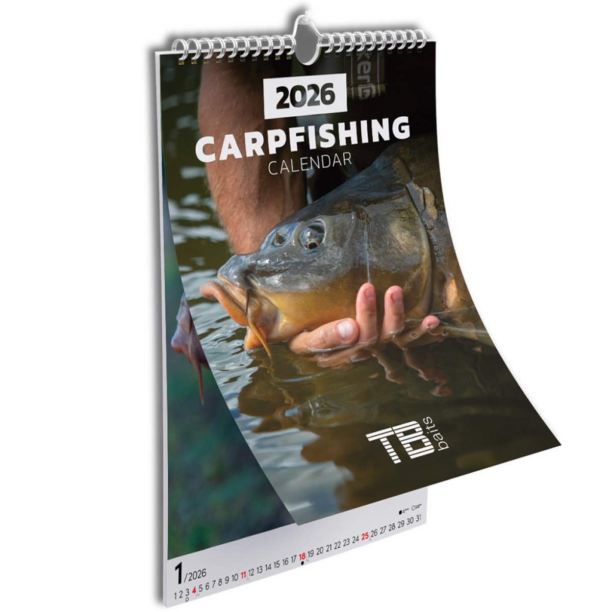 TB Baits Rybářský Kalendář Carpfishing 2026