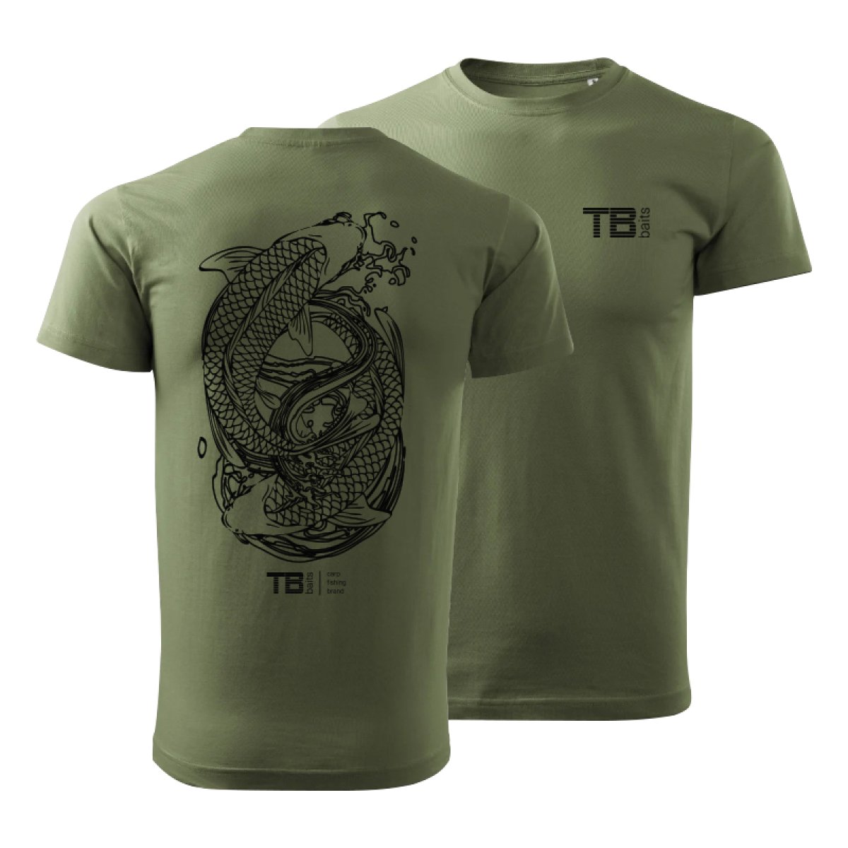 TB Baits Tričko Olive Edition - XL