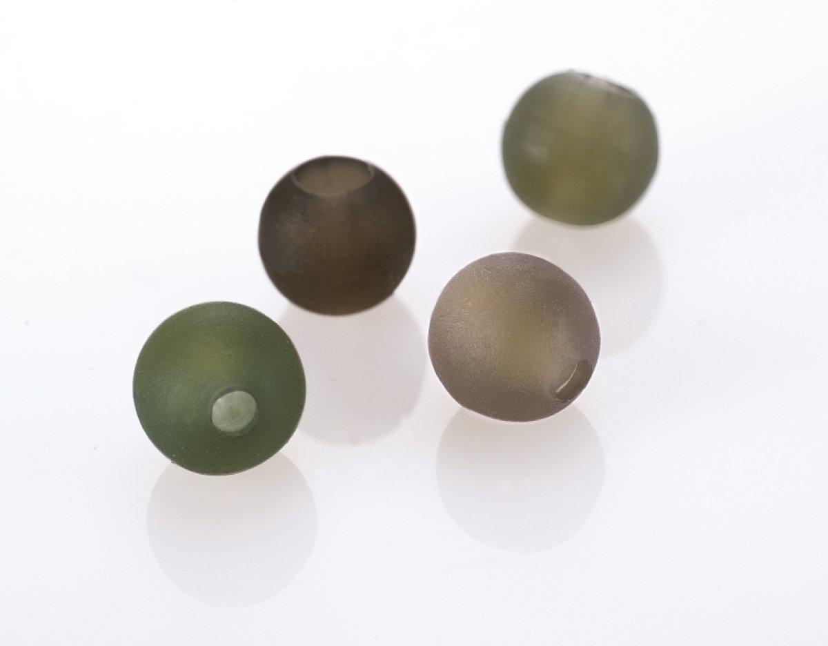 TB Beads with tapered bore - Gumový korálek - 15ks Silt