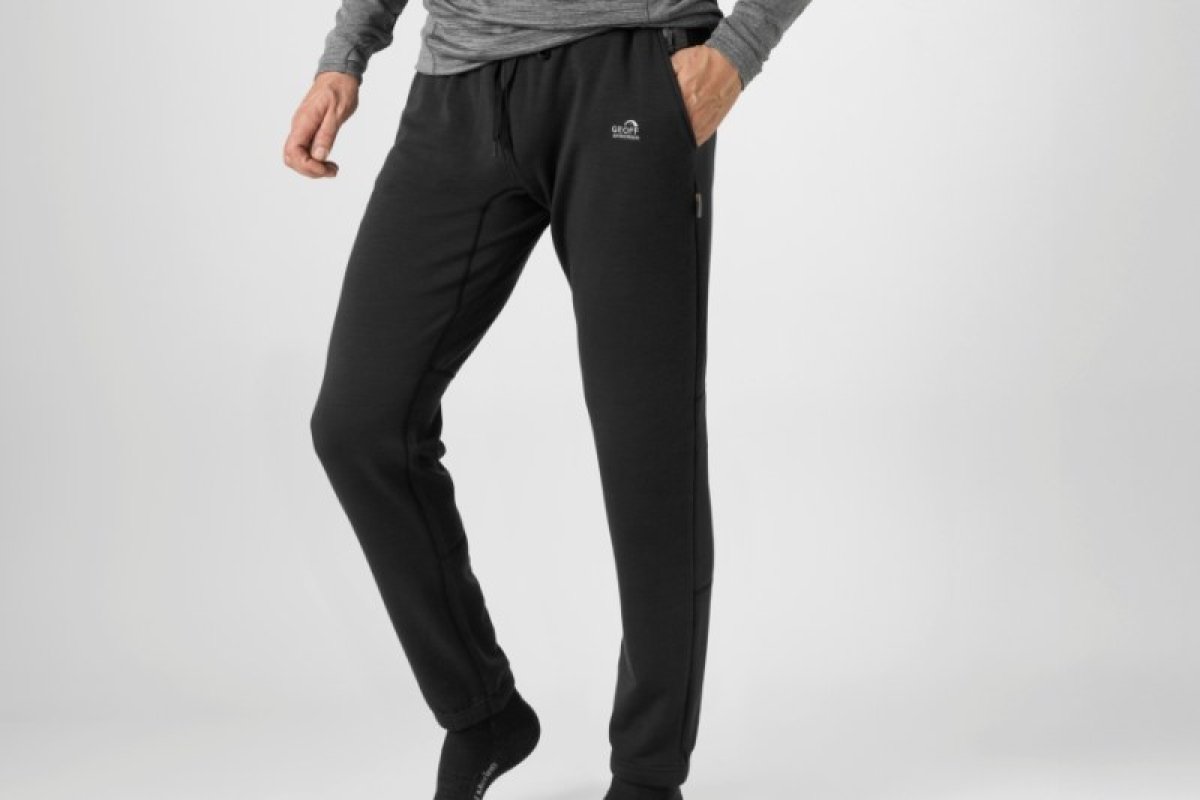 Tepláky Geoff Anderson WizWool 335 černé XXXL 4312