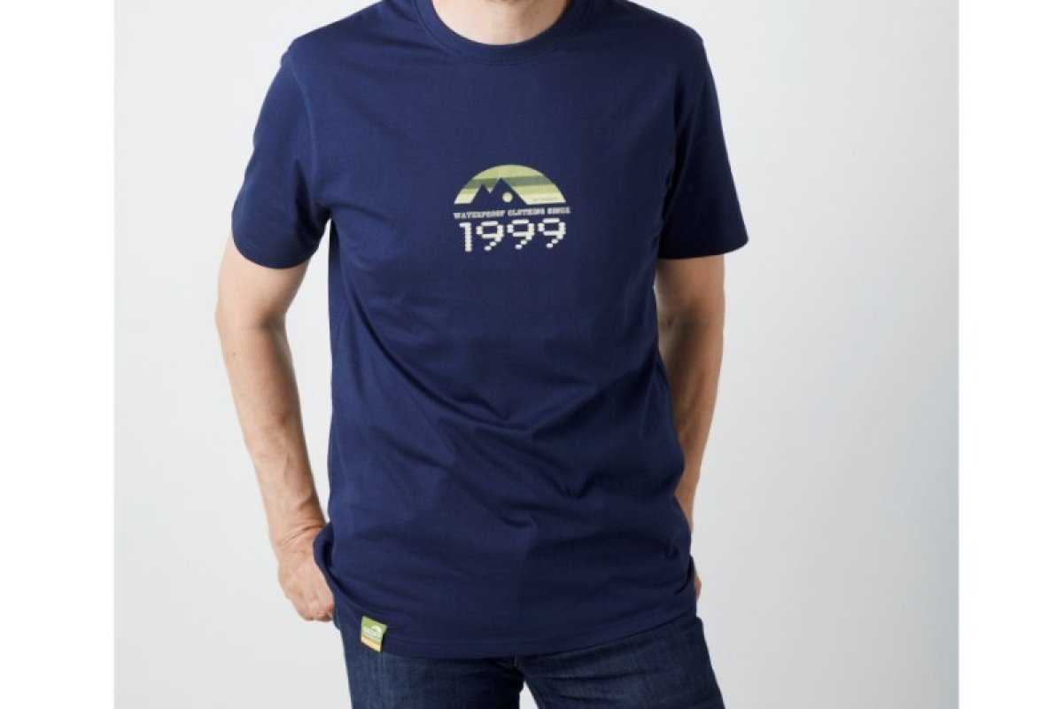 Tričko Geoff Anderson Organic Tee retro 1999 blue XL Tričko Geoff Anderson Organic Tee retro 1999 blue XL
