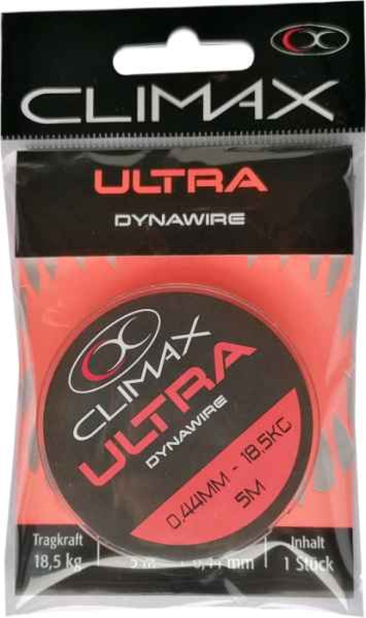 Vázací lanko DYNAWIRE 5m + 20ks crimps 0,44mm 18,5kg