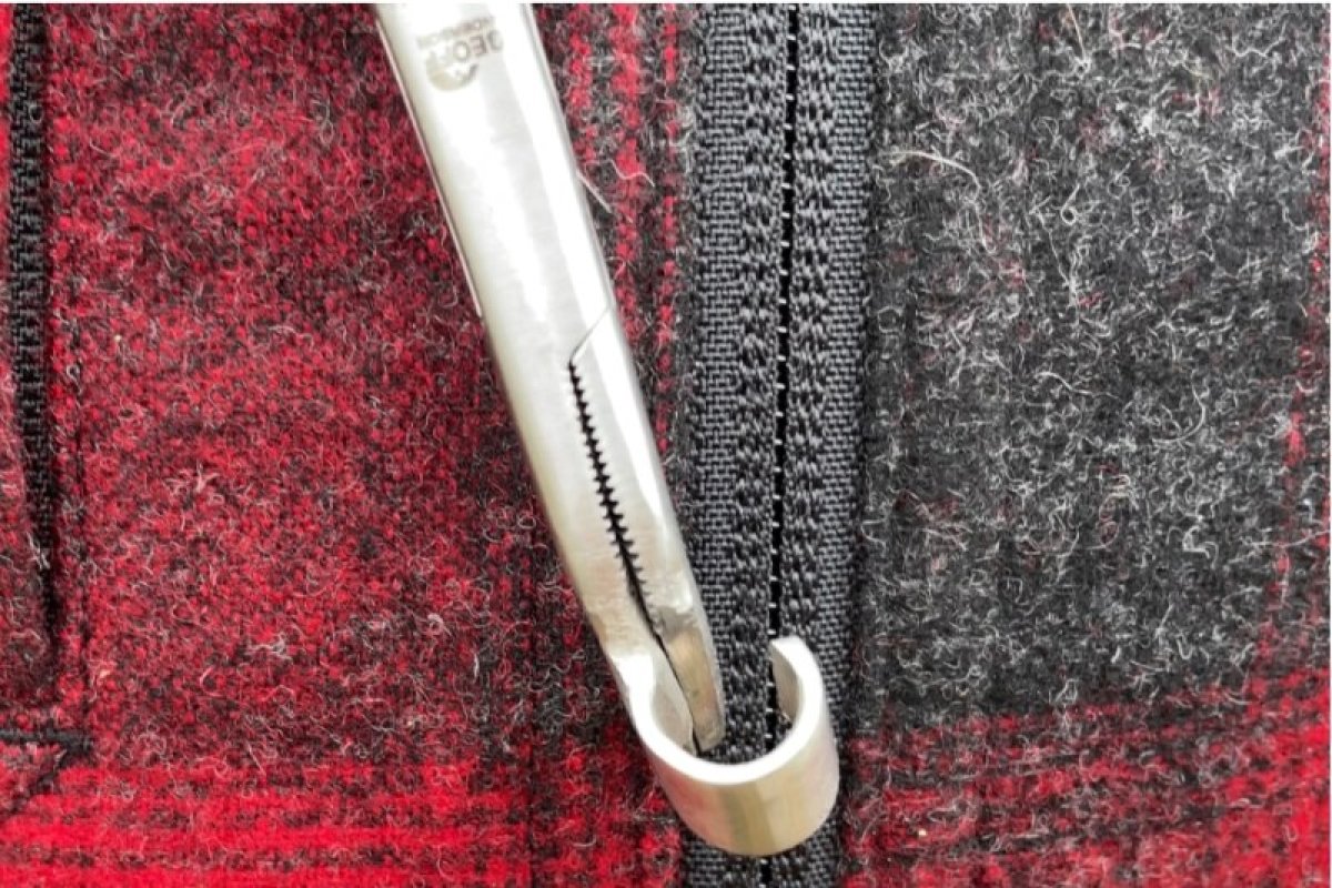 WizTool Geoff Anderson kleště pean zahnuté 17,5cm