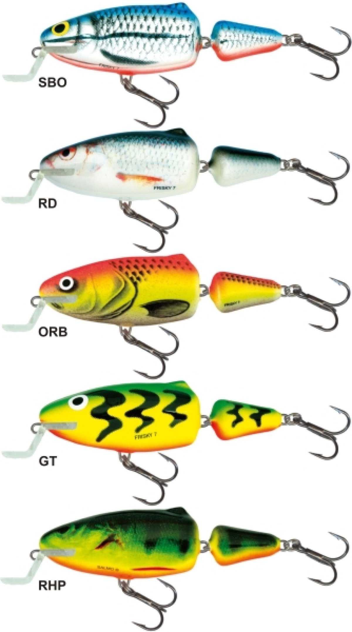 Wobler Frisky FR7DR barva GT Wobler Frisky FR7DR barva GT
