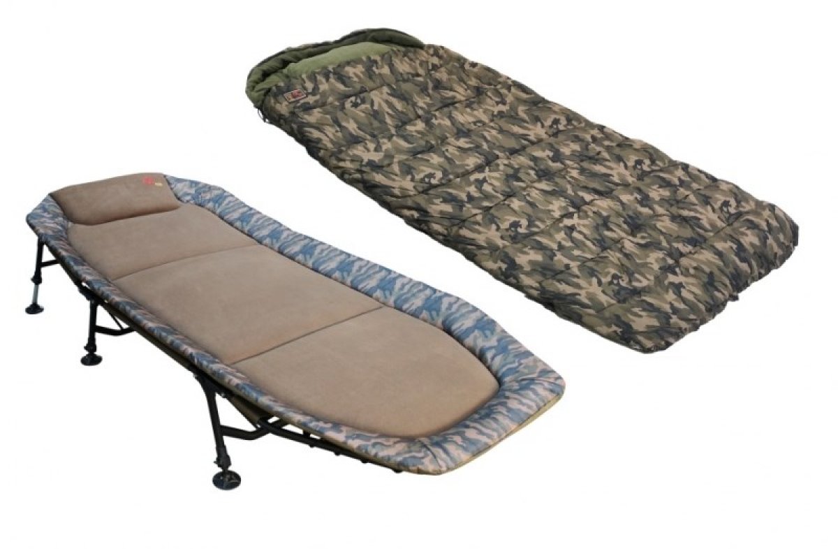 ZFISH Camo Set Lehátko + Spacák, Bedchair + Sleeping Bag