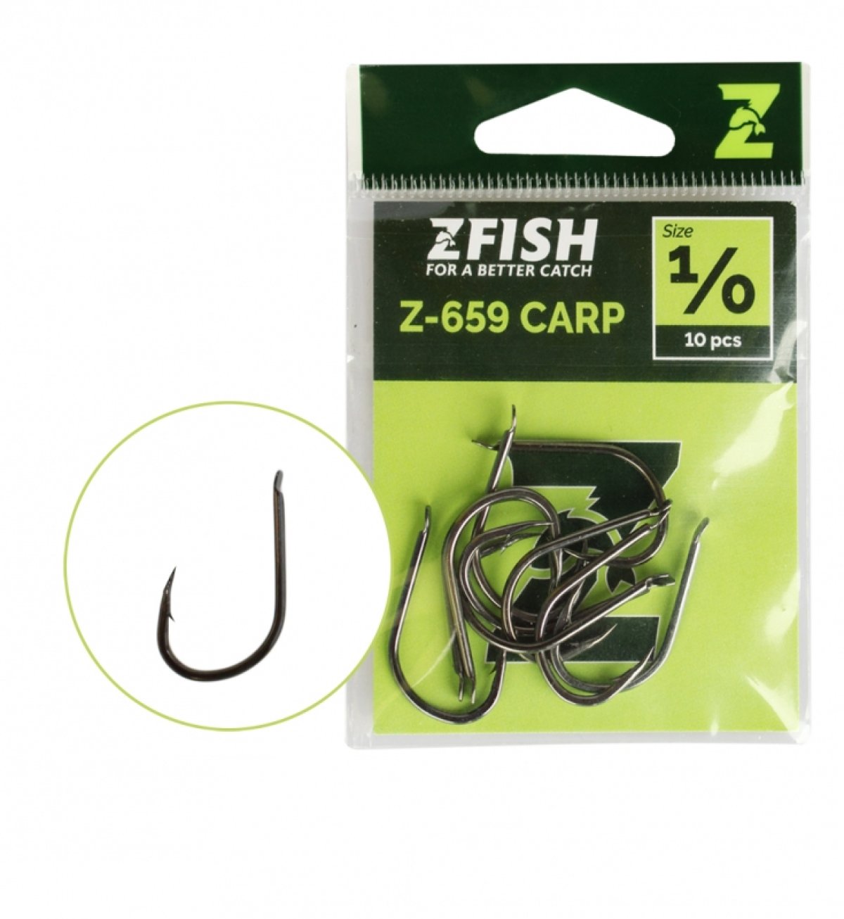 Zfish Háčky Carp Hooks Z-659 - vel.6