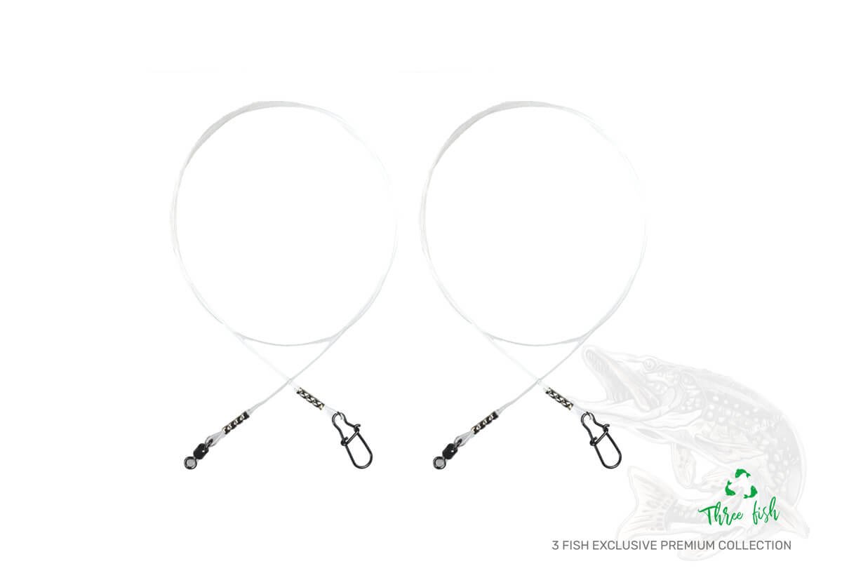 ZFISH Lanko Fluorocarbon Leader 15cm/7kg - 2ks