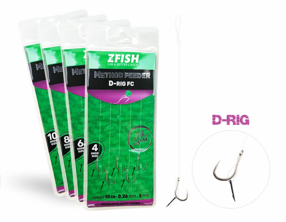 ZFISH Návazec Method Feeder D-Rig vel.8