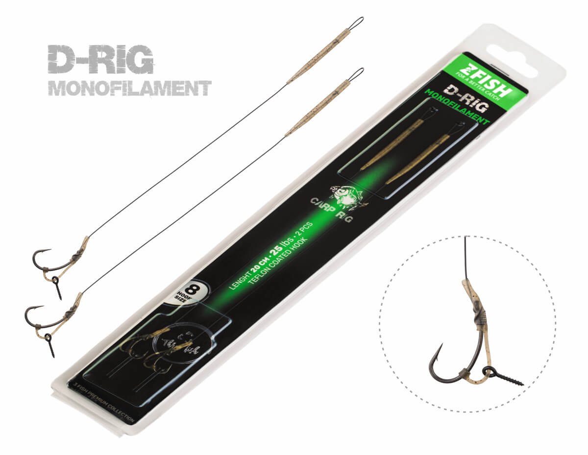 ZFISH Návazec Monofilament D-Rig Size 4