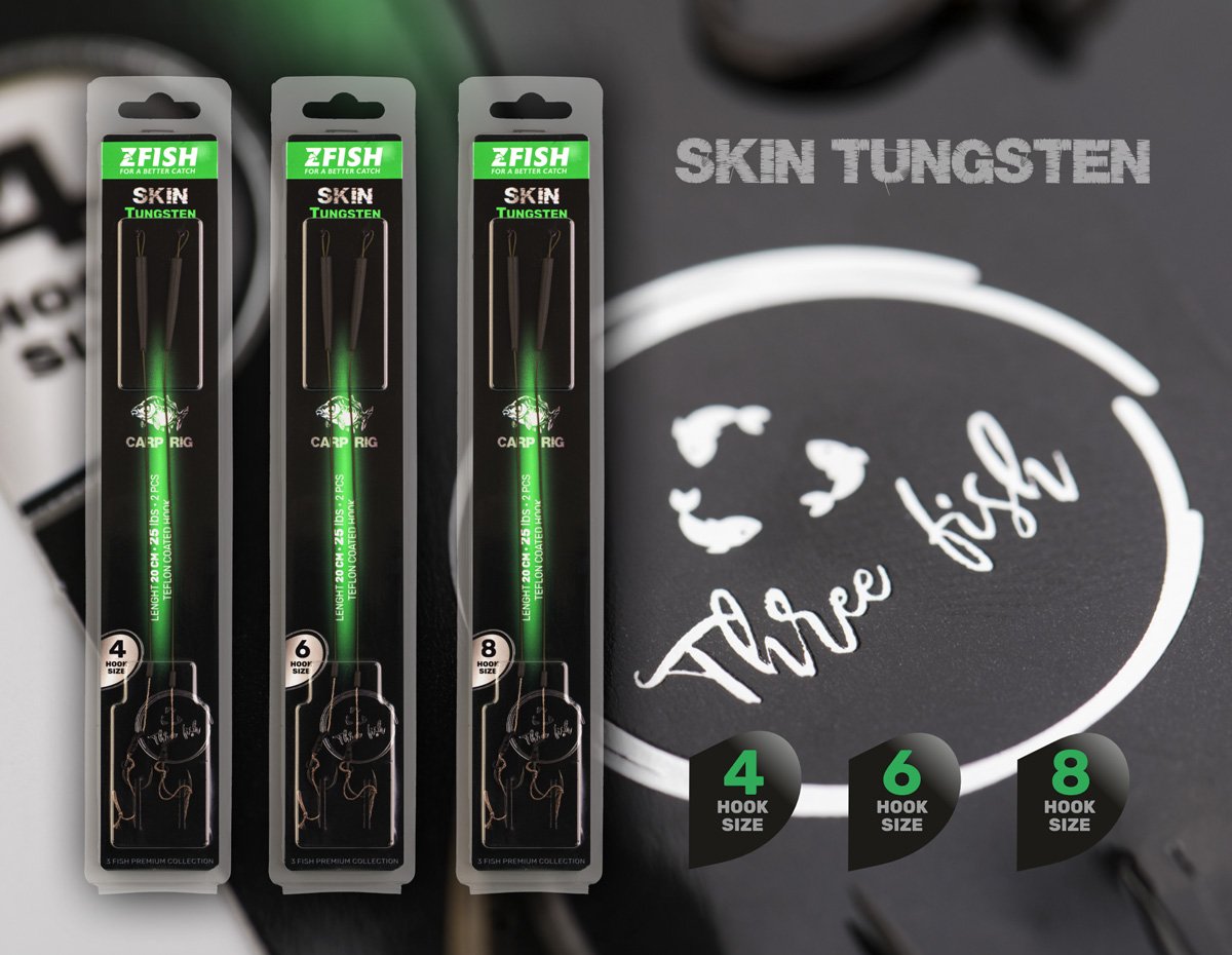 ZFISH Návazec Skin Tungsten Rig Size 4