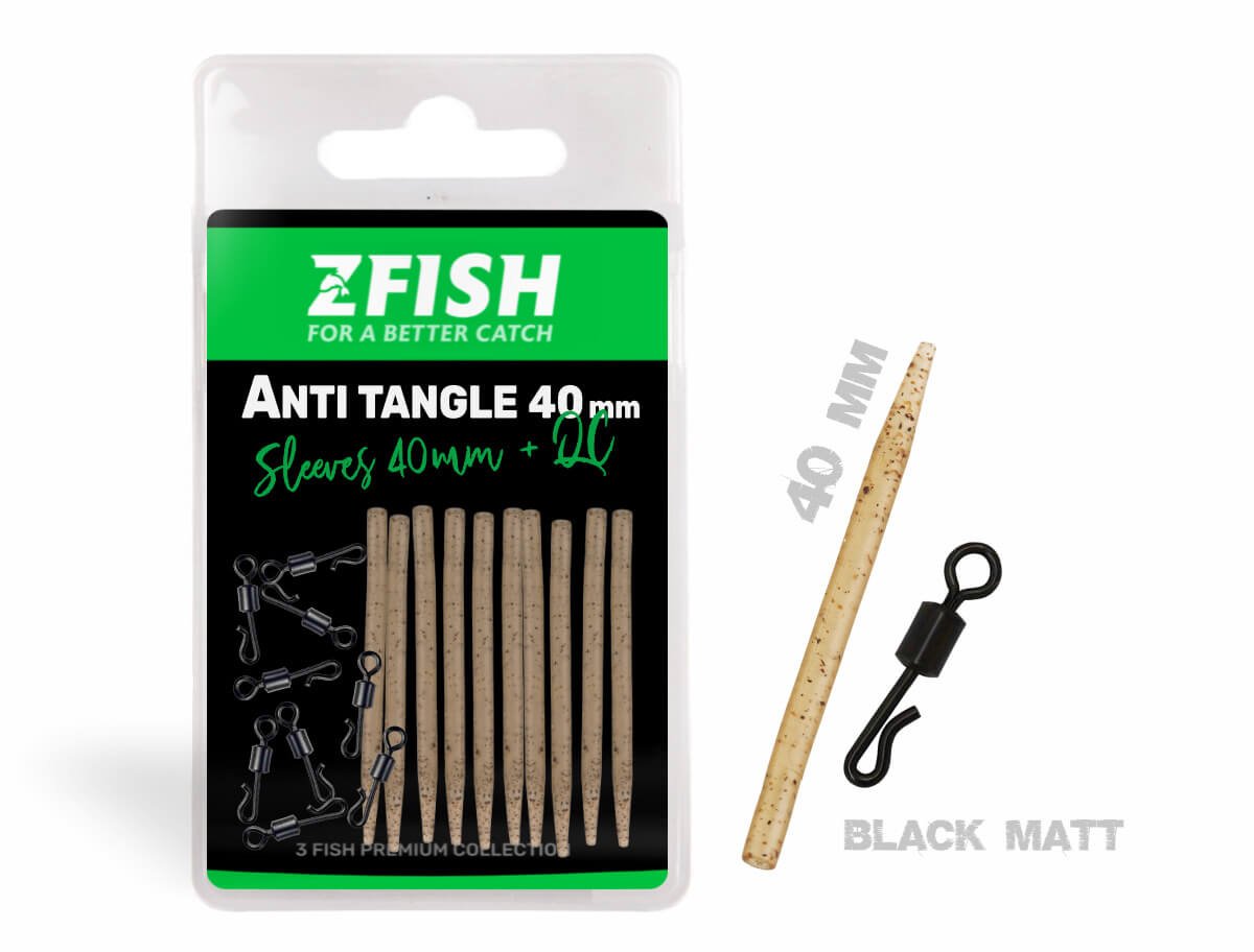 ZFISH Sada Převleků Anti Tangle SET Sleeves 40mm + QC