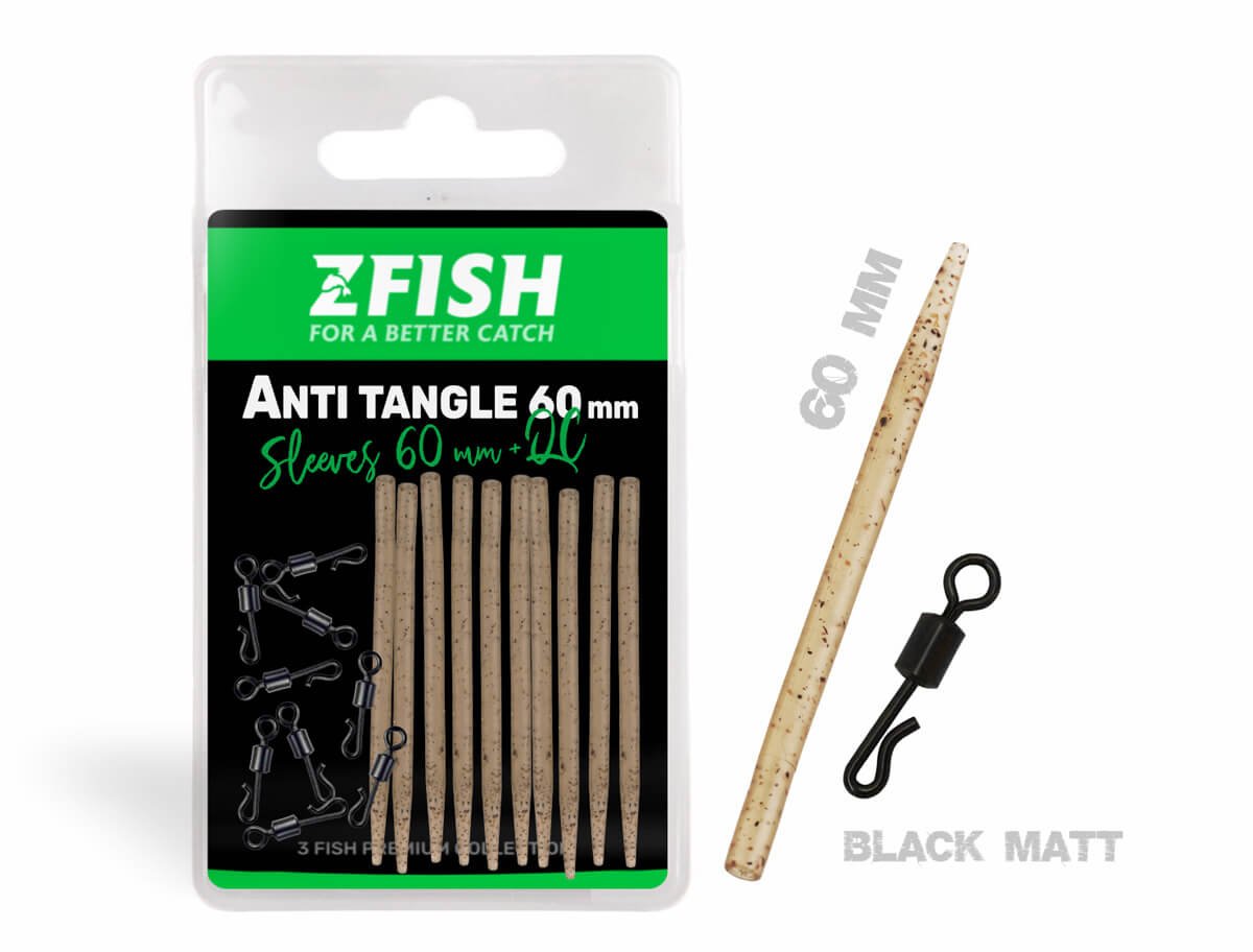 ZFISH Sada Převleků Anti Tangle SET Sleeves 60mm + QC
