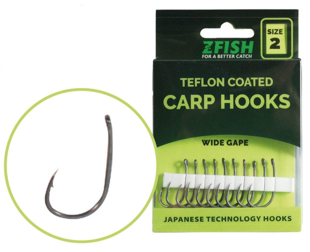 Zfish Teflonové Háčky Wide Gape - vel.6