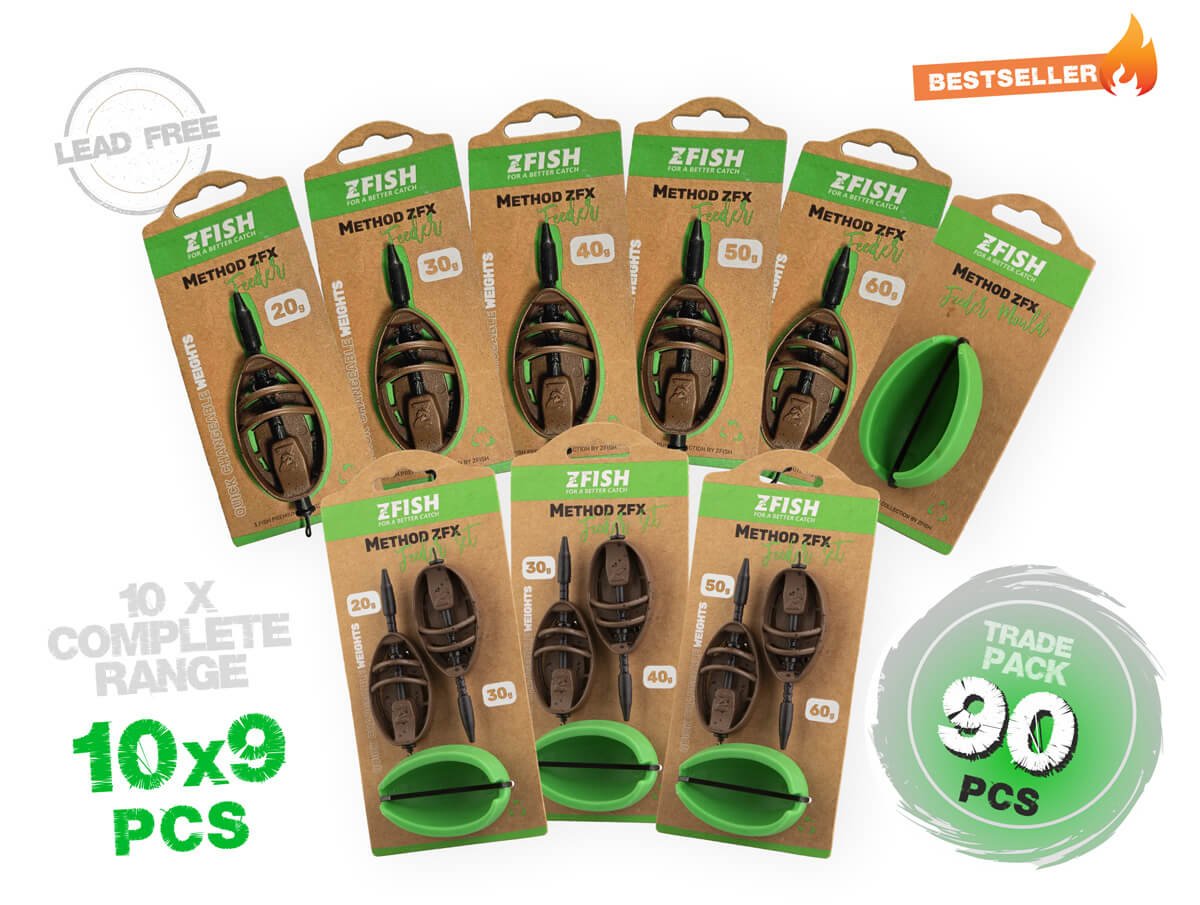 ZFISH Trade Pack Method Feeder ZFX 90ks