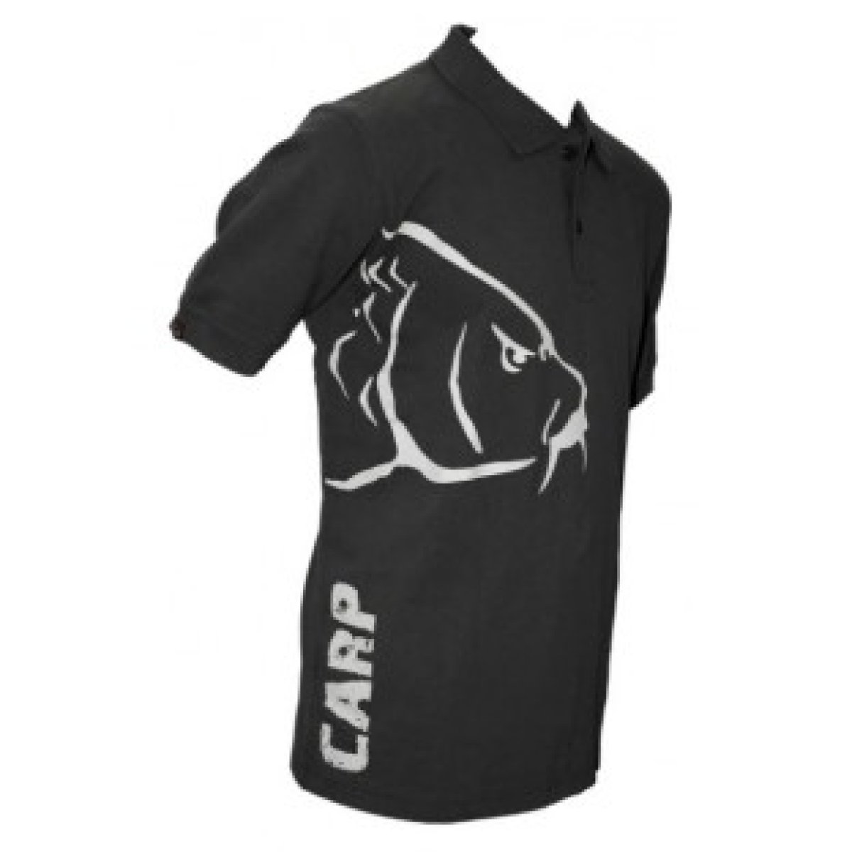 Zfish Tričko Carp Polo T-Shirt Black L