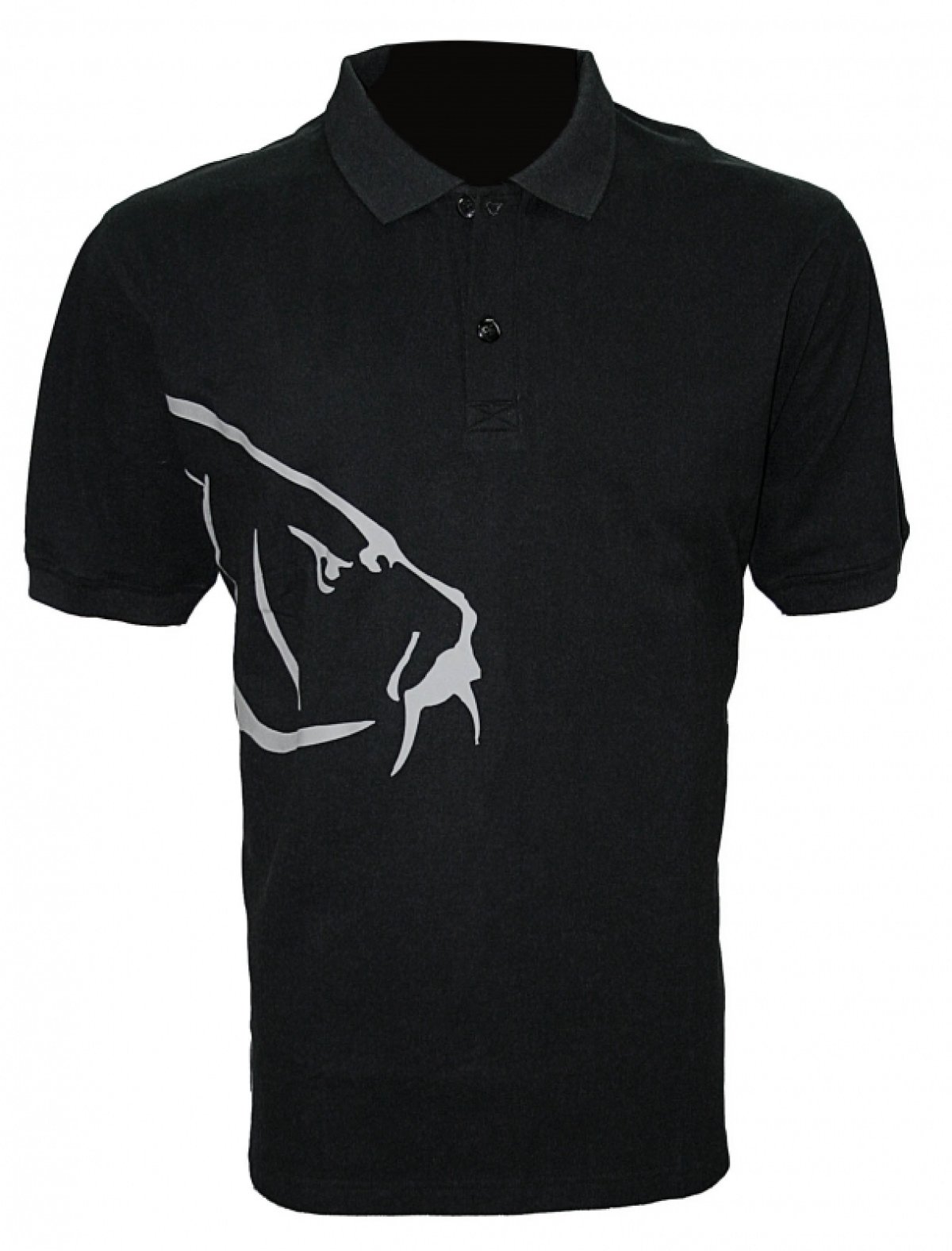 Zfish Tričko Carp Polo T-Shirt Black L