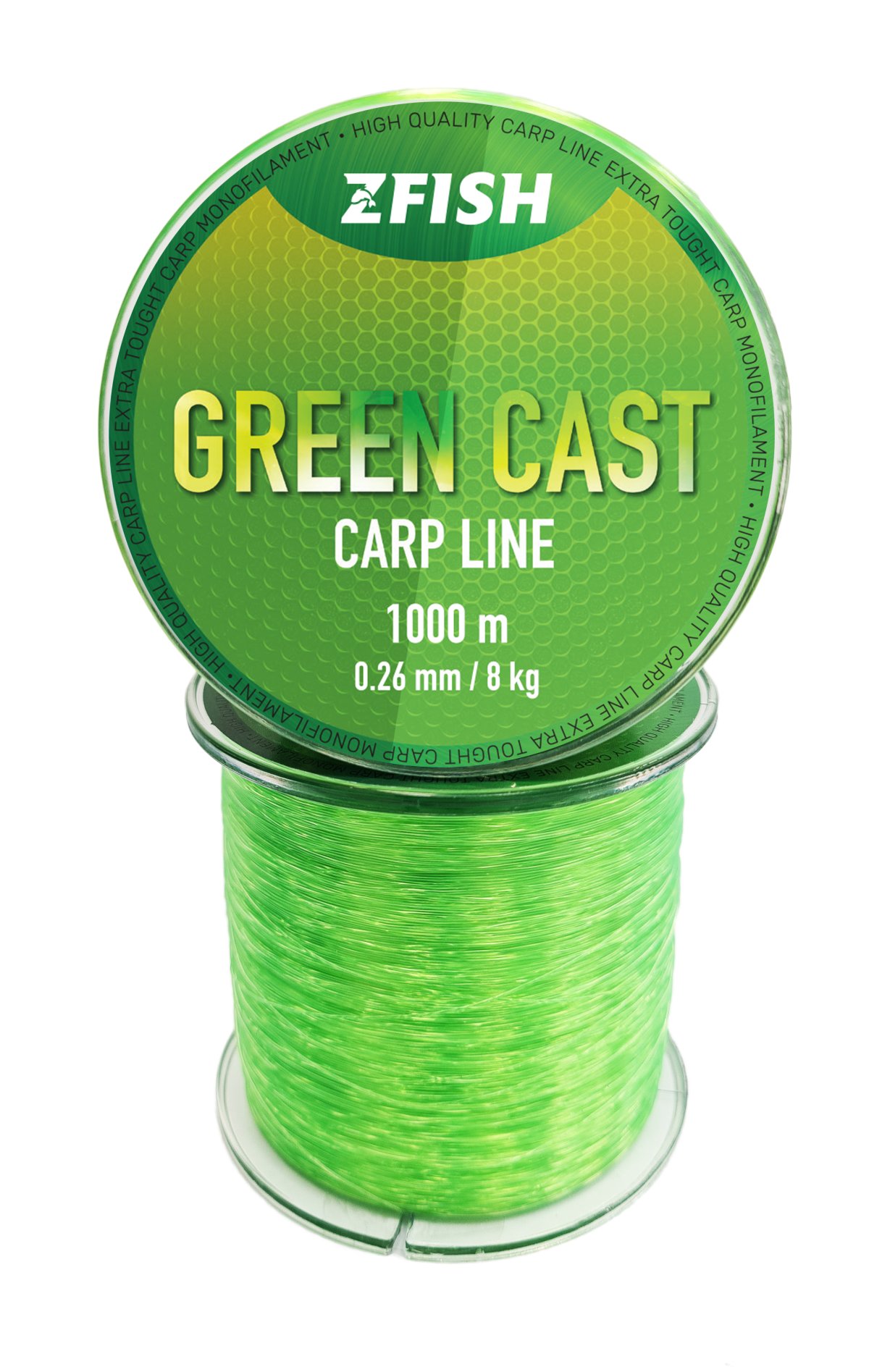 ZFISH Vlasec Green Cast Carp Line 1000m - 0,30mm