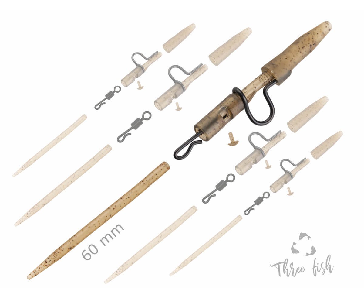 ZFISH Závěsky Heavy Duty Clip Complete Pin Set 60 mm