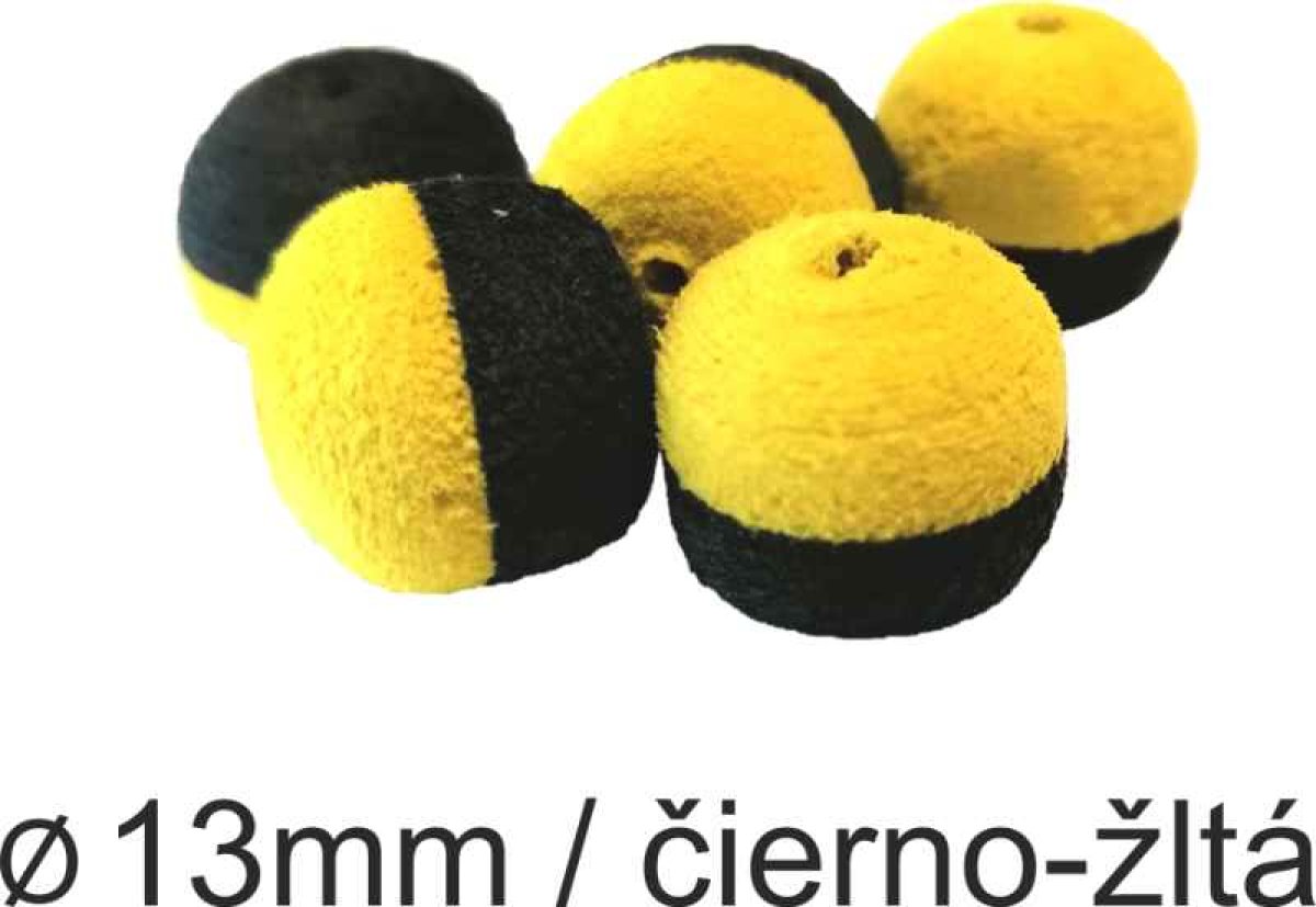 Zig Rig ball boilies plovoucí 5 ks 10mm žlutá