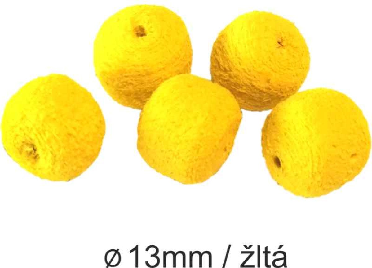 Zig Rig ball boilies plovoucí 5 ks 10mm žlutá