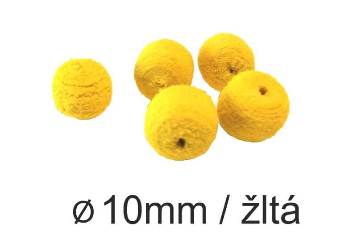 Zig Rig ball boilies plovoucí 5 ks 13mm žlutá